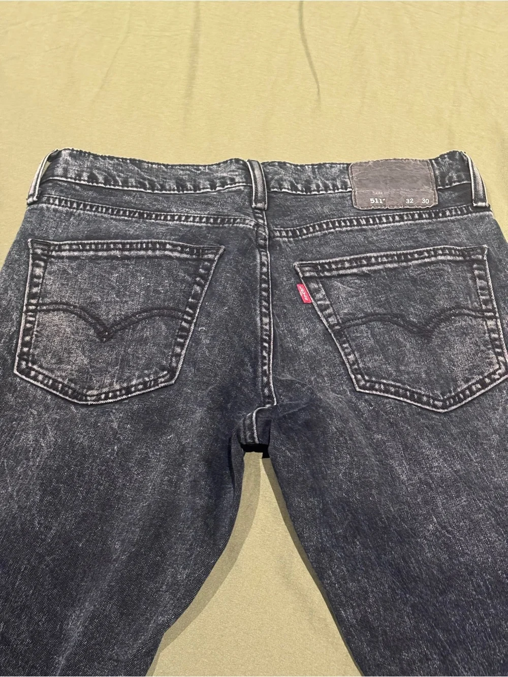 Levi's 511 Blue Acid-Wash Slim Straight Jeans - 32 x 30